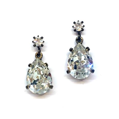 Alice Swarovski Crystal Bridal Earring - Clear